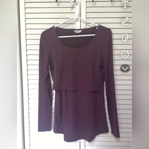 Kindred Bravely Maternity/Nursing Long Sleeve Size Small